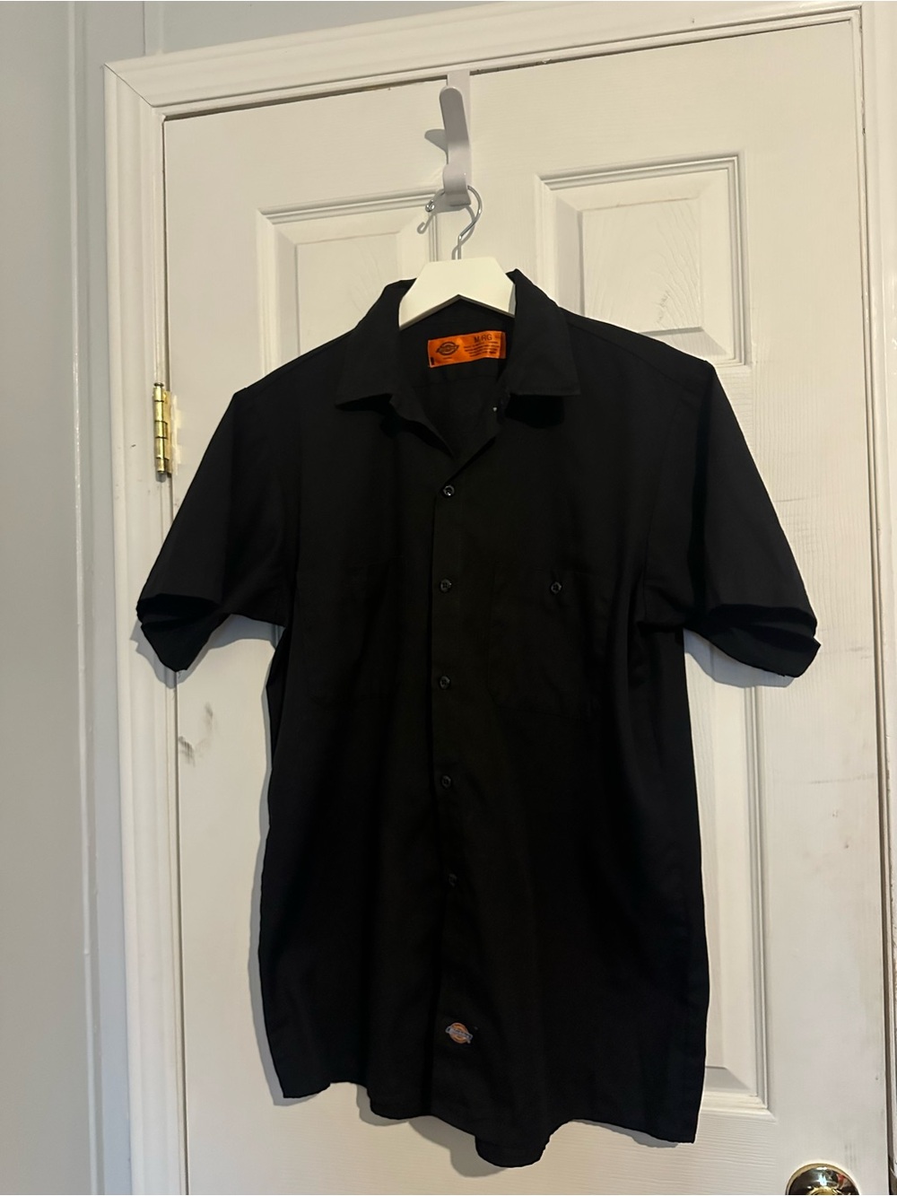 Dickies Men’s Short-Sleeve Work Shirt - Black size M‎